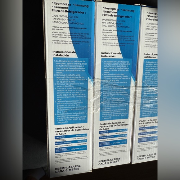 Refrigerator Water Filter Replacement Filters — 4 Pack - Picture 5 of 11